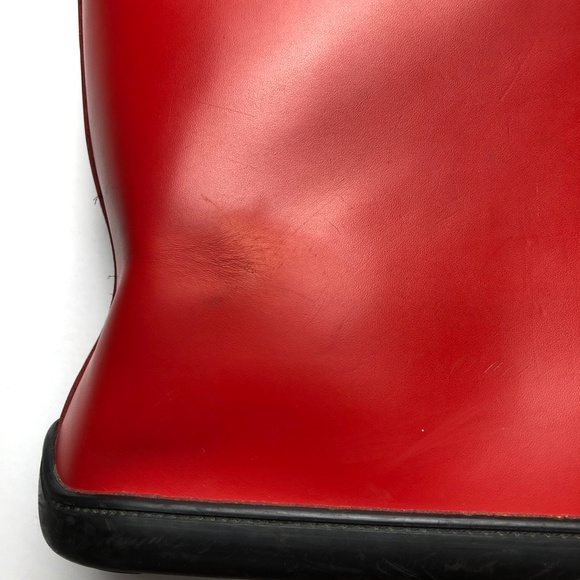 DOONEY & BOURKE Vintage Red Leather Handbag - Picture 7 of 16